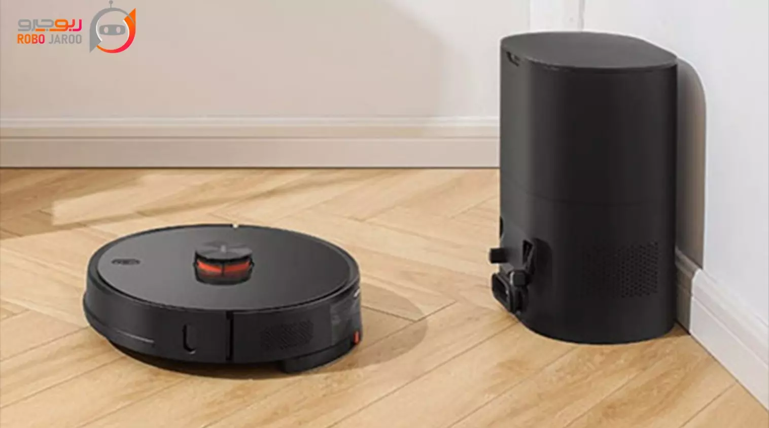 قرارگیری صحیح جارو رباتیک روبوراک روی داک یا ایستگاه شارژ برای شروع کار