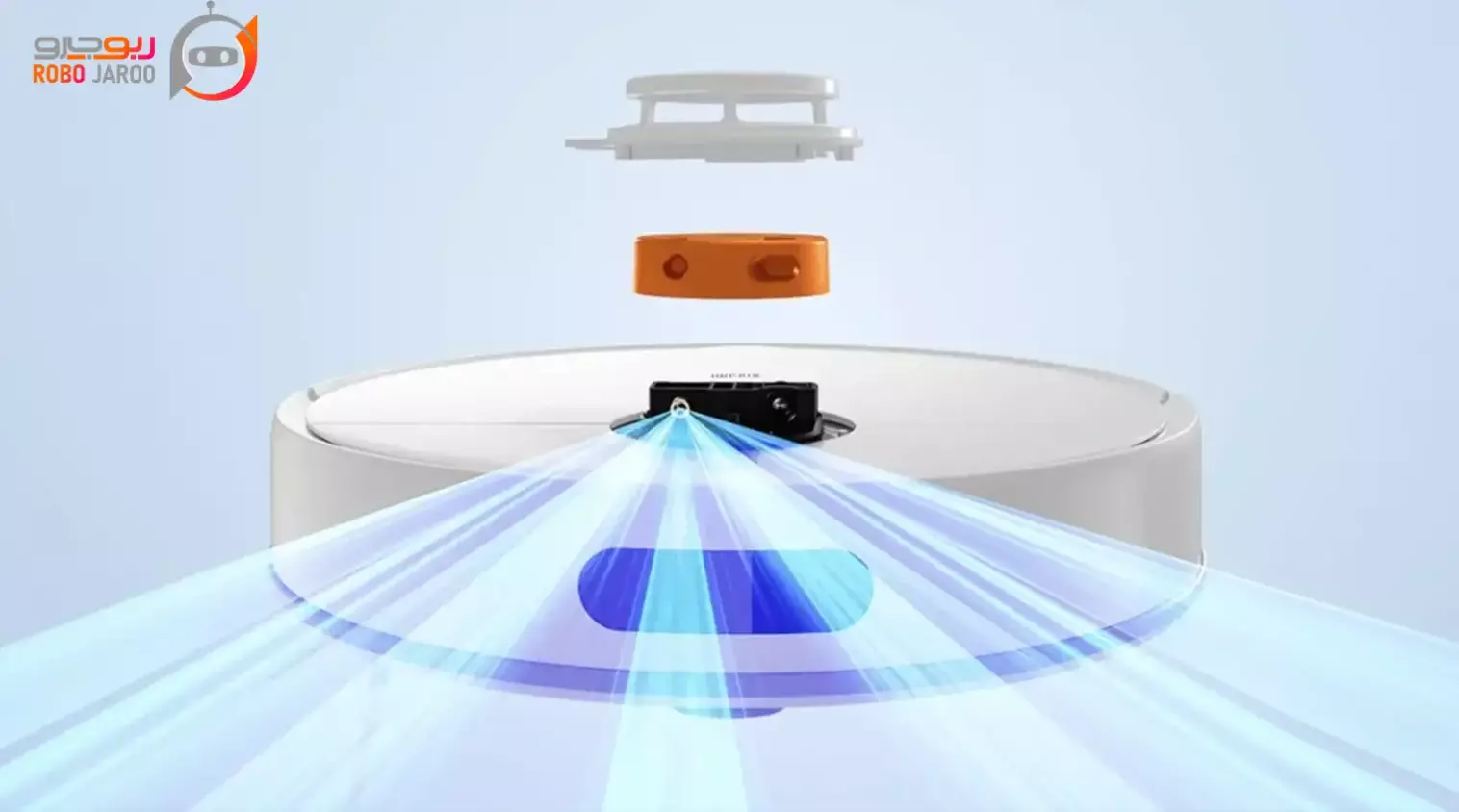 قدرت مکش بالا جارو رباتیک