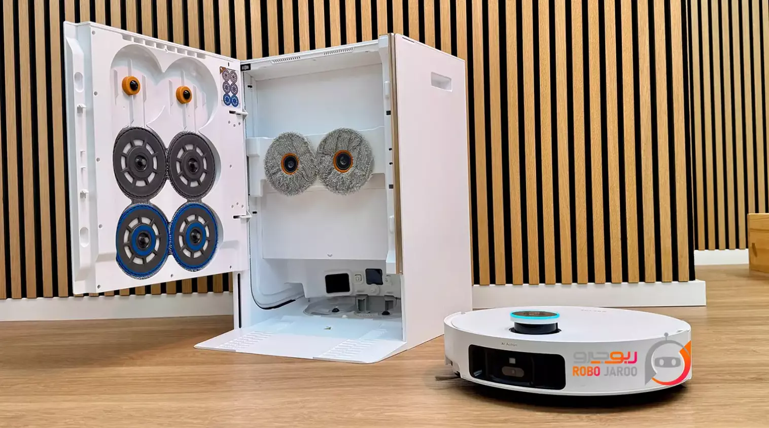 جارو رباتیک Dreame Matrix10 Ultra با پد تمیز کننده اضافی