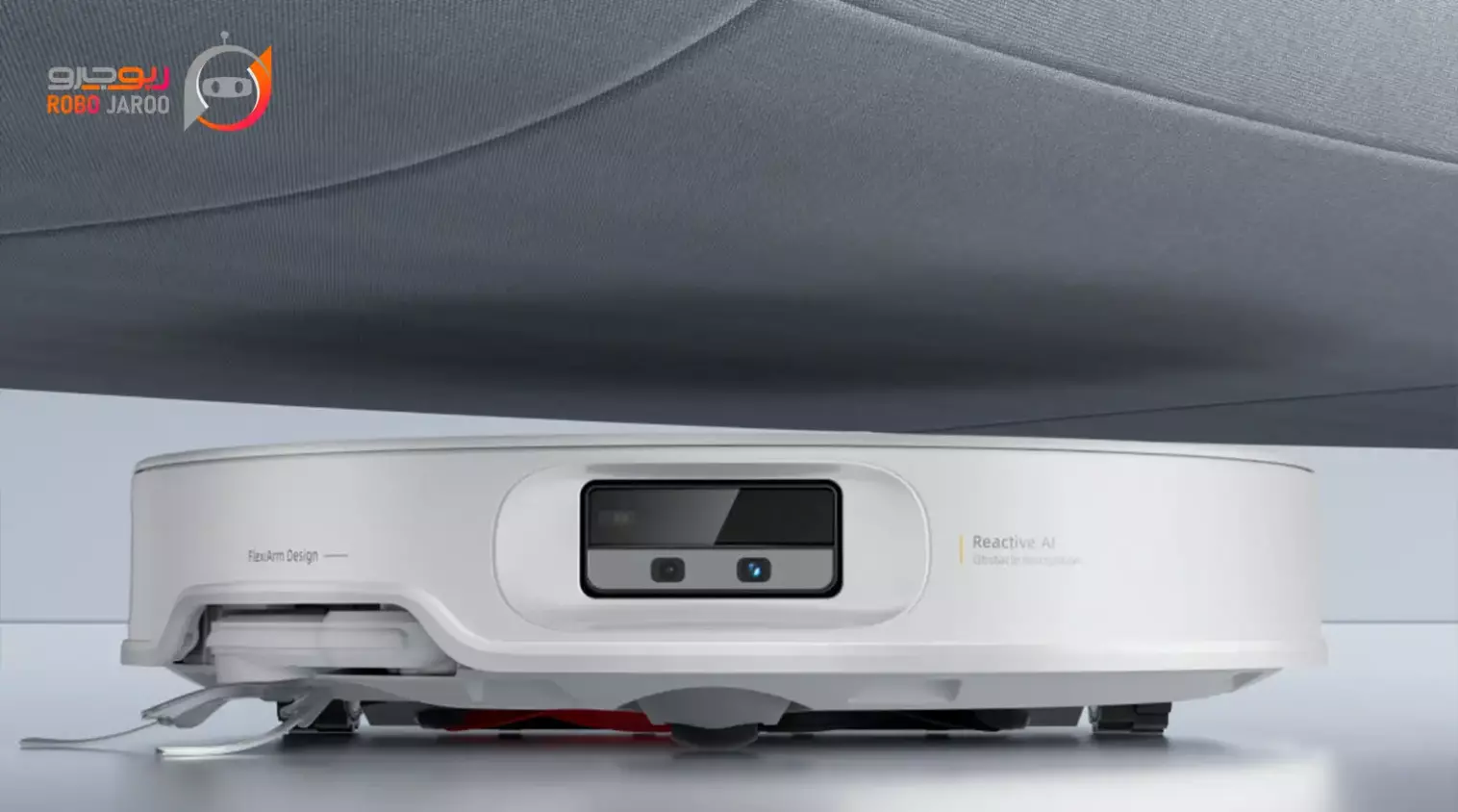 تمیز کردن زیر مبل با جارو رباتیک Roborock Qrevo Edge