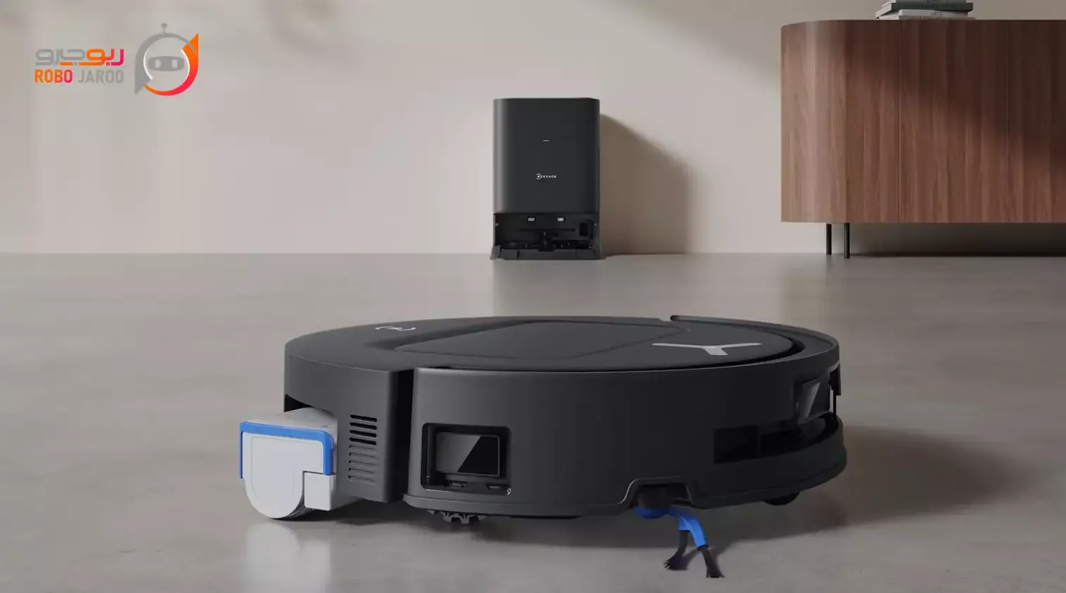 ایستگاه شارژ جارو رباتیک اکووکس T80 OMNI