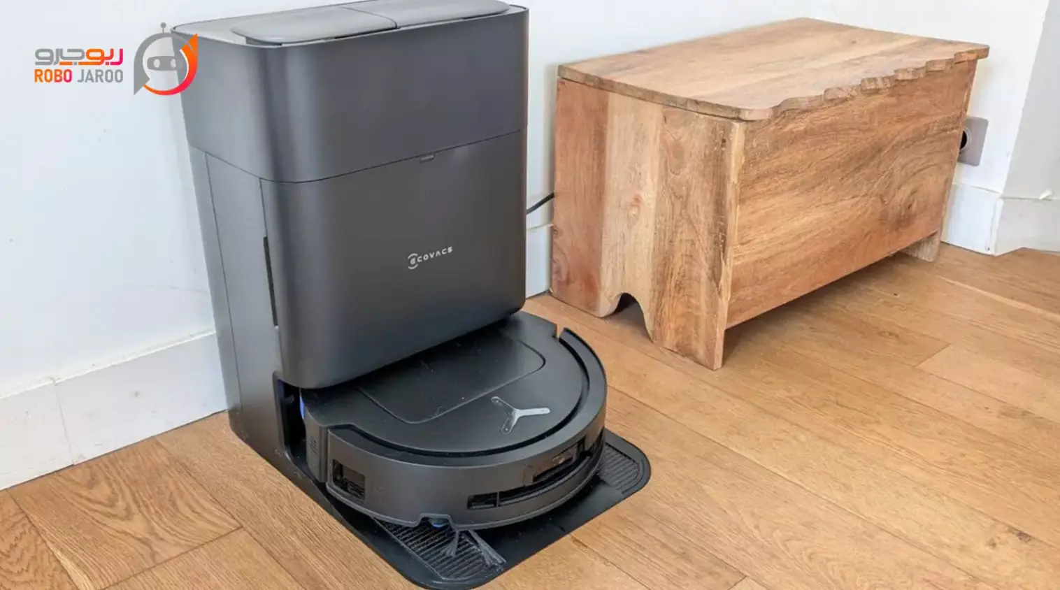 ایستگاه شارژ جارو رباتیک اکووکس T80 OMNI