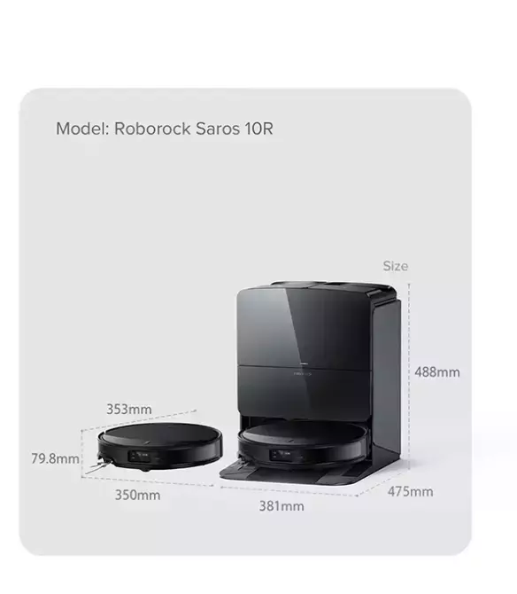 جارو رباتیک روبوراک مدل Roborock Saros 10R